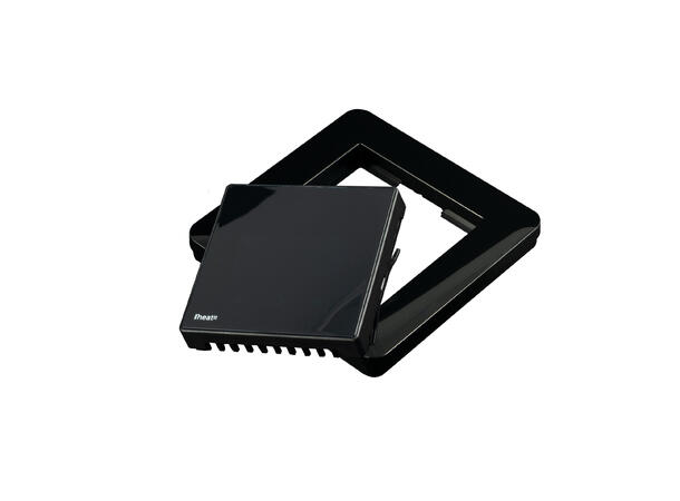Plastkit for Heatit-termostater Sort RAL 9011