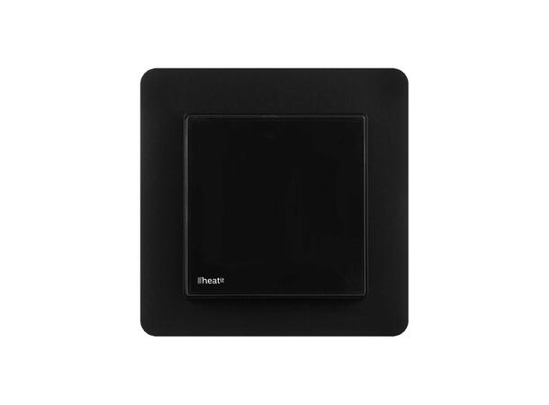 Plastkit for Heatit-termostater Sort RAL 9011