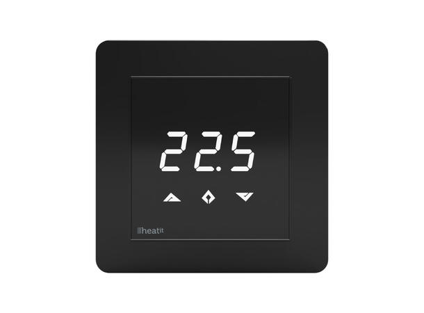 Plastkit for Heatit-termostater Sort RAL 9011