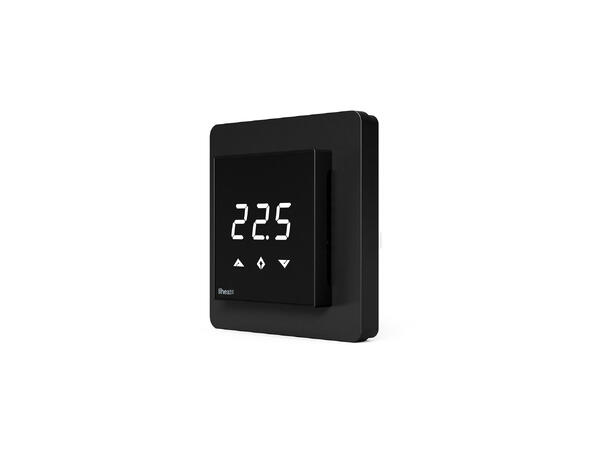 Plastkit for Heatit-termostater Sort RAL 9011