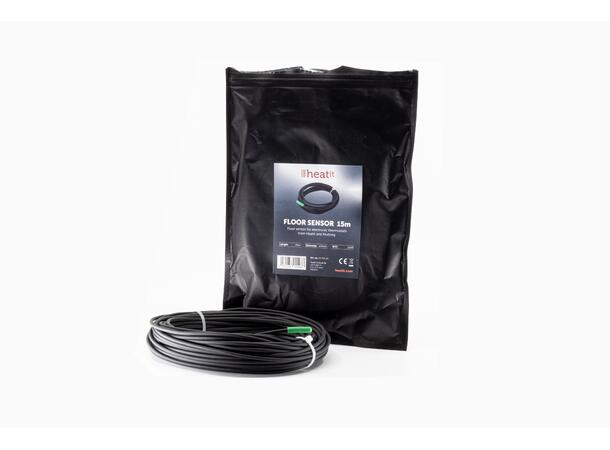 Gulvføler Ø3mm  NTC 10kO  15m Føler til elektronisk termostat