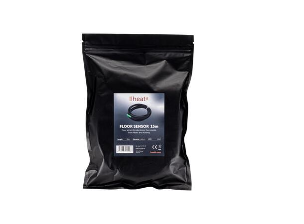 Gulvføler Ø3mm  NTC 10kO  15m Føler til elektronisk termostat