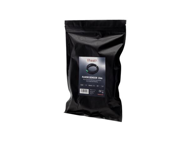 Gulvføler Ø3mm  NTC 10kO  15m Føler til elektronisk termostat