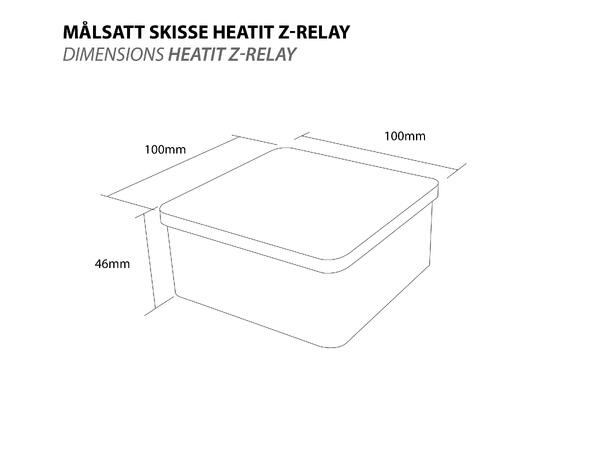Heatit  Z-Relay 25A IP55 Z-Wave Rele 25A 868,4 MHz