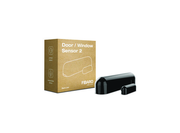 FIBARO Door/Window Sensor 2 Sort Dør- og vindussensor ZW5