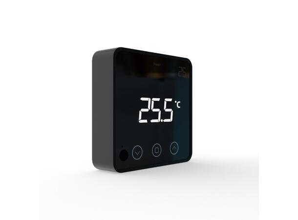 Heatit Z-Temp2 Black Z-Wave batteridrevet temp sensor