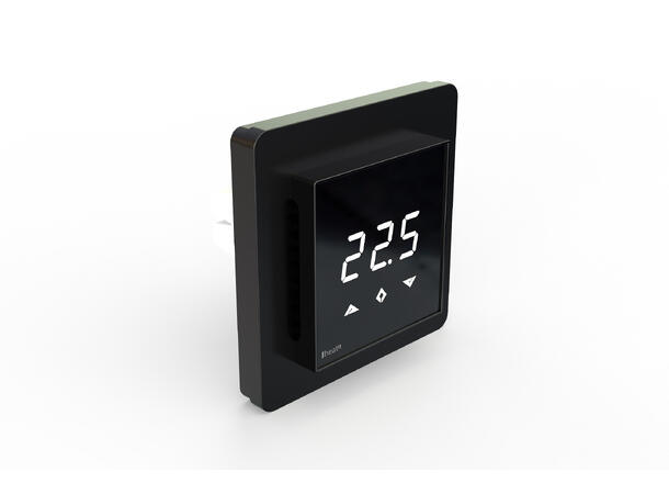 Heatit Z-TRM3  Black Z-Wave termostat  3600W  16A  868,4 MHz