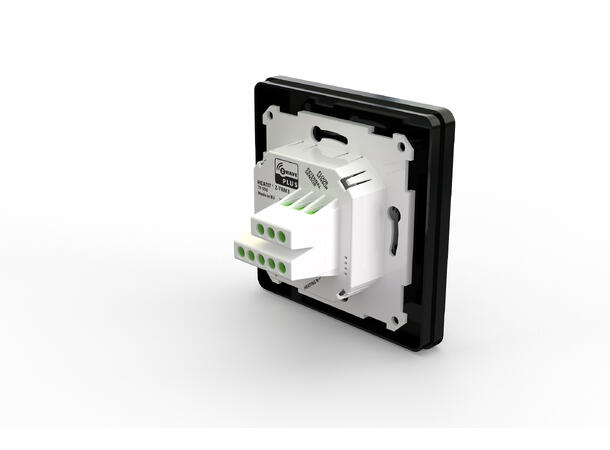 Heatit Z-TRM3  Black Z-Wave termostat  3600W  16A  868,4 MHz