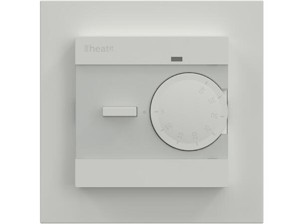Heatit S-Control2  Hvit 9003 Termostat  3600W  16A  Hvit RAL 9003