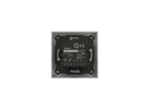 Heatit S-Control2  Hvit 9003 Termostat  3600W  16A  Hvit RAL 9003