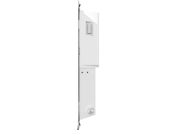 Heatit WiFi Glass 400W Hvit Panelovn med Wi-Fi  Glass   460x350mm