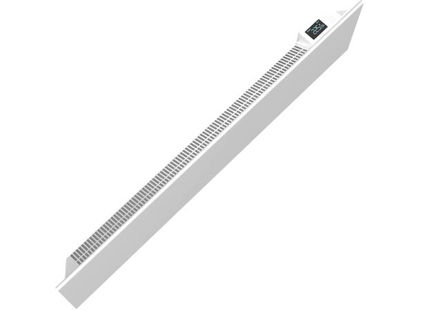 Heatit WiFi List 1000W  Hvit Varmelist med Wi-Fi styring - Stål