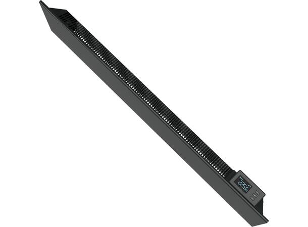 Heatit WiFi List 1000W  Sort Varmelist med Wi-Fi styring - Stål