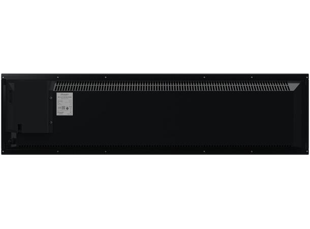 Heatit WiFi List 1000W  Sort Varmelist med Wi-Fi styring - Stål