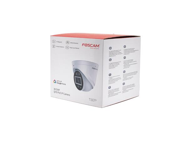 Foscam Dome Camera T5EP IP Kamera utendørs bruk