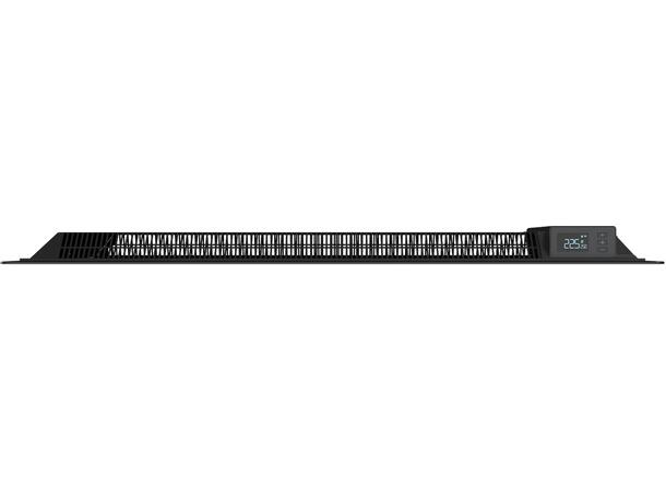 Heatit WiFi 1500W  Sort  Glass Panelovn med Wi-Fi  Glass   1020x425mm