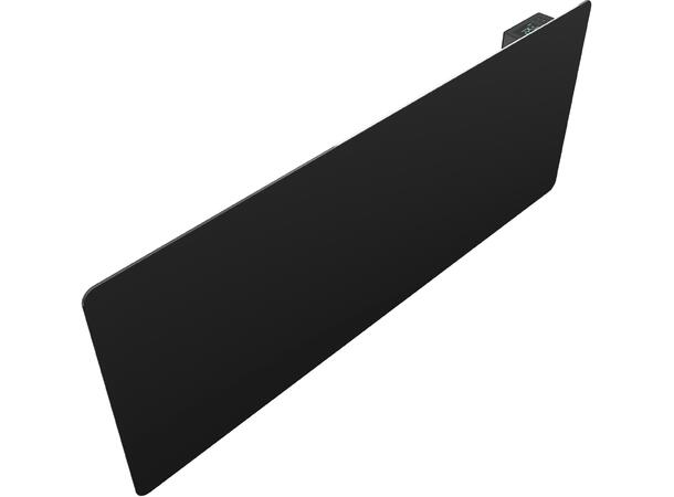 Heatit WiFi Glass 1500W Sort Panelovn med Wi-Fi  Glass   1020x425mm