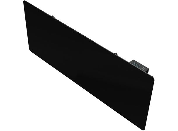 Heatit WiFi Glass 1500W Sort Panelovn med Wi-Fi  Glass