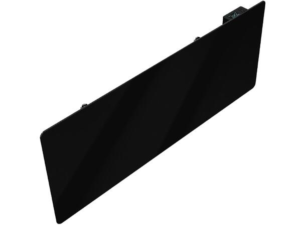Heatit WiFi Glass 1500W Sort Panelovn med Wi-Fi  Glass