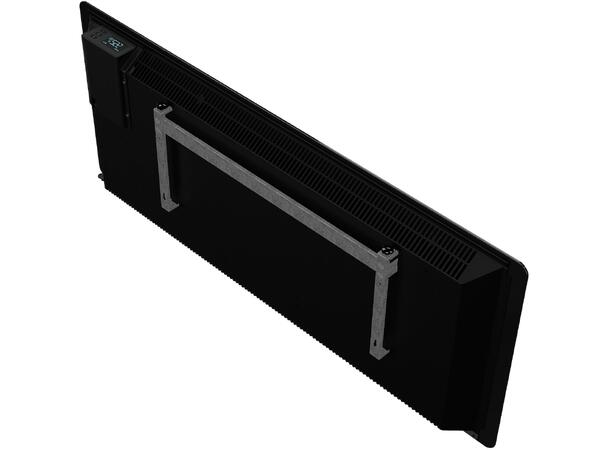 Heatit WiFi Glass 1500W Sort Panelovn med Wi-Fi  Glass