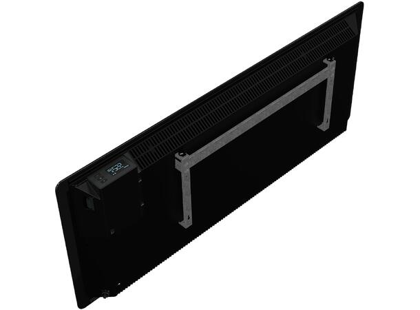 Heatit WiFi Glass 1500W Sort Panelovn med Wi-Fi  Glass