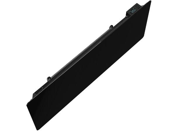 Heatit WiFi Glass 1500W Sort Panelovn med Wi-Fi  Glass