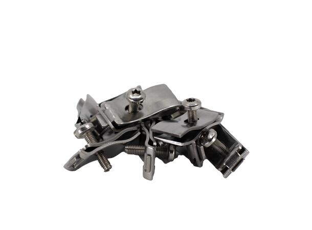 TF festeklammer rustfritt x 10 stk Tilbehør kabelfesting tak