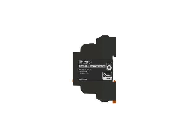 Heatit DIN Smart Thermostat Termostat for DIN-skinne  3600W/16A