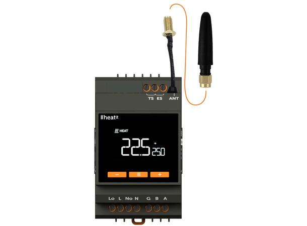 Heatit DIN Smart Thermostat Termostat for DIN-skinne  3600W/16A