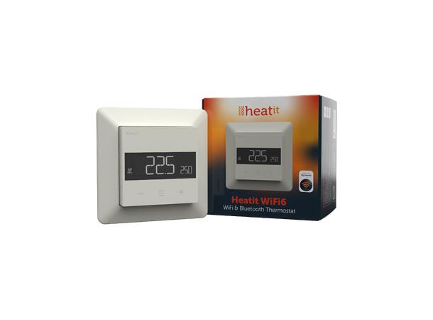 Heatit WiFi6  Hvit RAL 9010 Wi-Fi termostat 3600W  16A