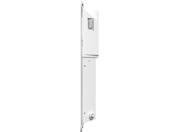 Heatit WiFi Glass 1500W Hvit Panelovn med Wi-Fi  Glass   1020x425mm