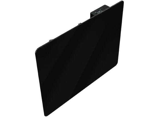 Heatit WiFi Glass 600W Sort Panelovn med Wi-Fi  Glass