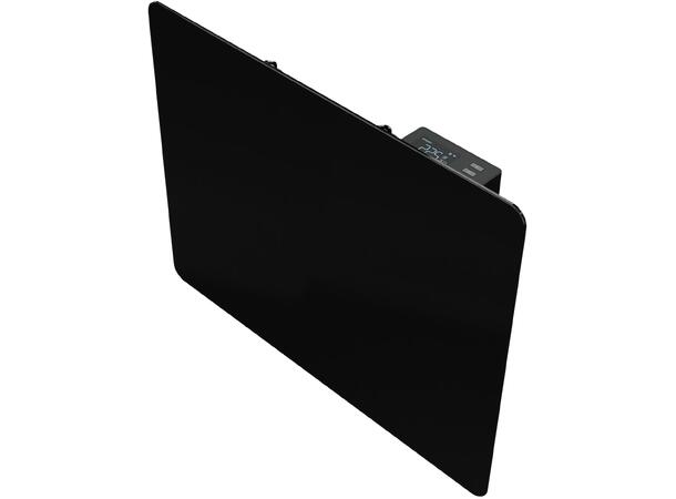 Heatit WiFi Glass 600W Sort Panelovn med Wi-Fi  Glass