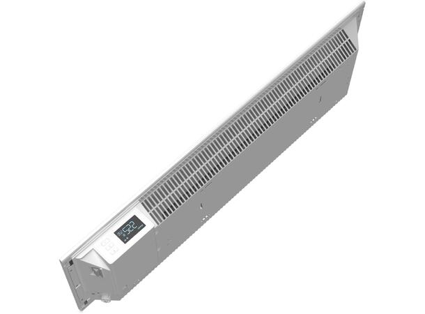 Heatit WiFi List  750W  Hvit Varmelist med Wi-Fi styring - Stål