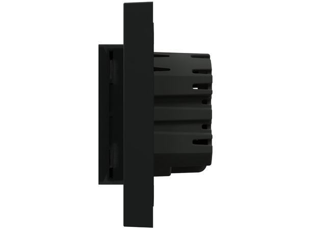 Heatit Z-TRM7  Sort matt Z-Wave termostat  3600W  16A  868,4MHz