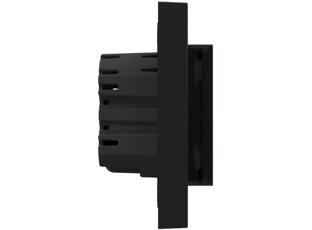 Heatit Z-TRM7  Sort matt Z-Wave termostat  3600W  16A  868,4MHz