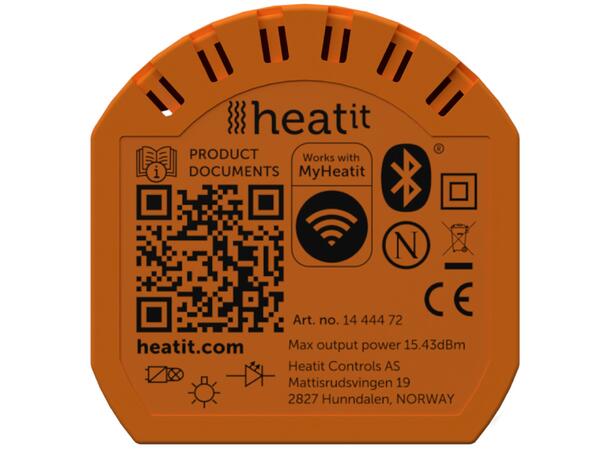 Heatit WM Dimmer 250W Wi-Fi/BLE Dimmer for skjult montering