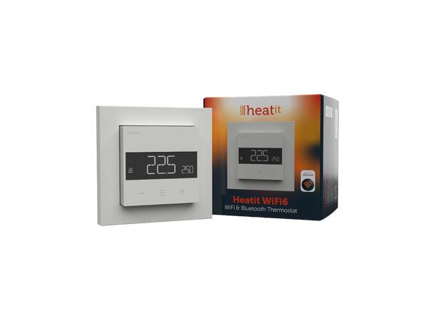 Heatit WiFi6  Hvit RAL 9003 Wi-Fi termostat 3600W  16A