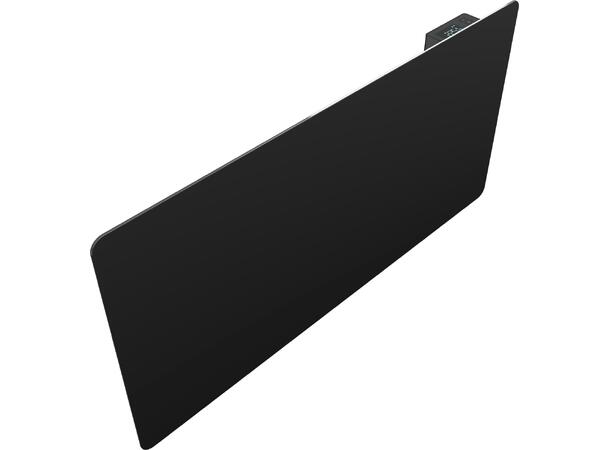 Heatit WiFi 1000W  Sort  Glass Panelovn med Wi-Fi  Glass   820x425mm