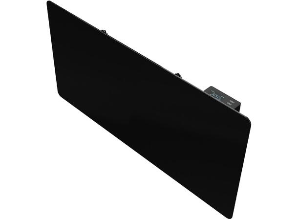 Heatit WiFi Glass 1000W Sort Panelovn med Wi-Fi  Glass