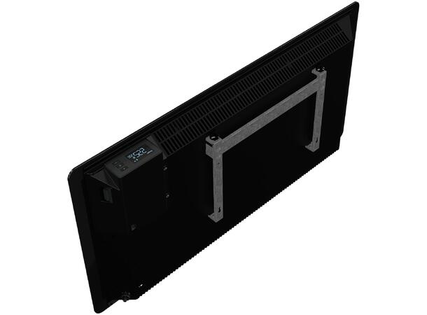 Heatit WiFi Glass 1000W Sort Panelovn med Wi-Fi  Glass