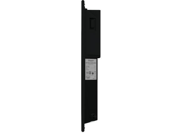Heatit WiFi Panel 1000W  Black Panelovn med Wi-Fi  Stål