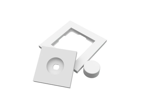 Plastkit til vridimmere/"SG" Plastkit ettermontering Matt RAL 9003