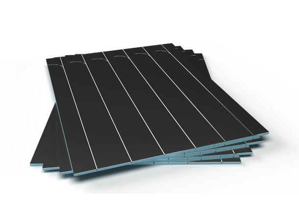 Heatit HB8 sporplate 0,59x0,78 Varmereflekterende plate 9,20m2=20plater