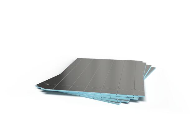Heatit HB8 sporplate 0,59x0,78 Varmereflekterende plate 9,20m2=20plater