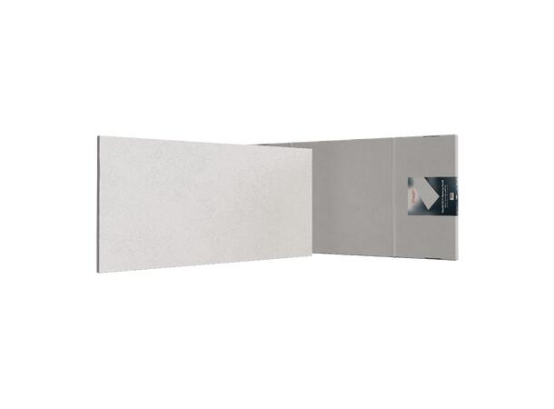 Heatit RCH takvarme 600W Hvit IR strålevarme systemhimling strukturert