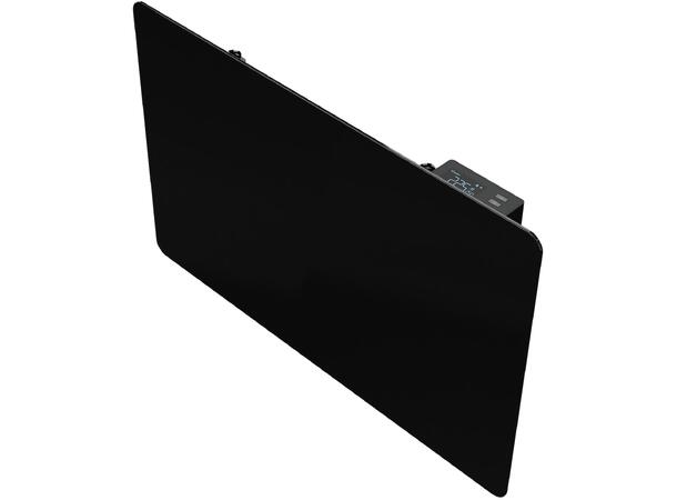 Heatit WiFi Glass 800W Sort Panelovn med Wi-Fi  Glass