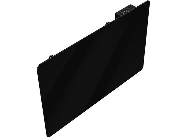 Heatit WiFi Glass 800W Sort Panelovn med Wi-Fi  Glass