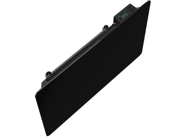 Heatit WiFi Glass 800W Sort Panelovn med Wi-Fi  Glass