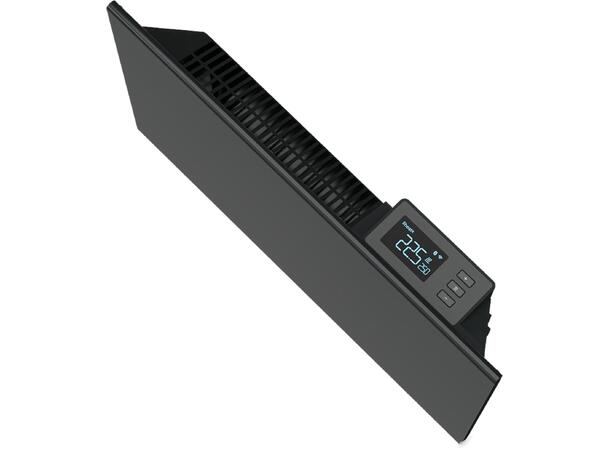 Heatit WiFi Panel 400W  Black Panelovn med Wi-Fi  Stål